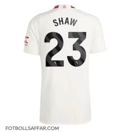 Manchester United Luke Shaw #23 Tredjeställ 2023-24 Kortärmad
